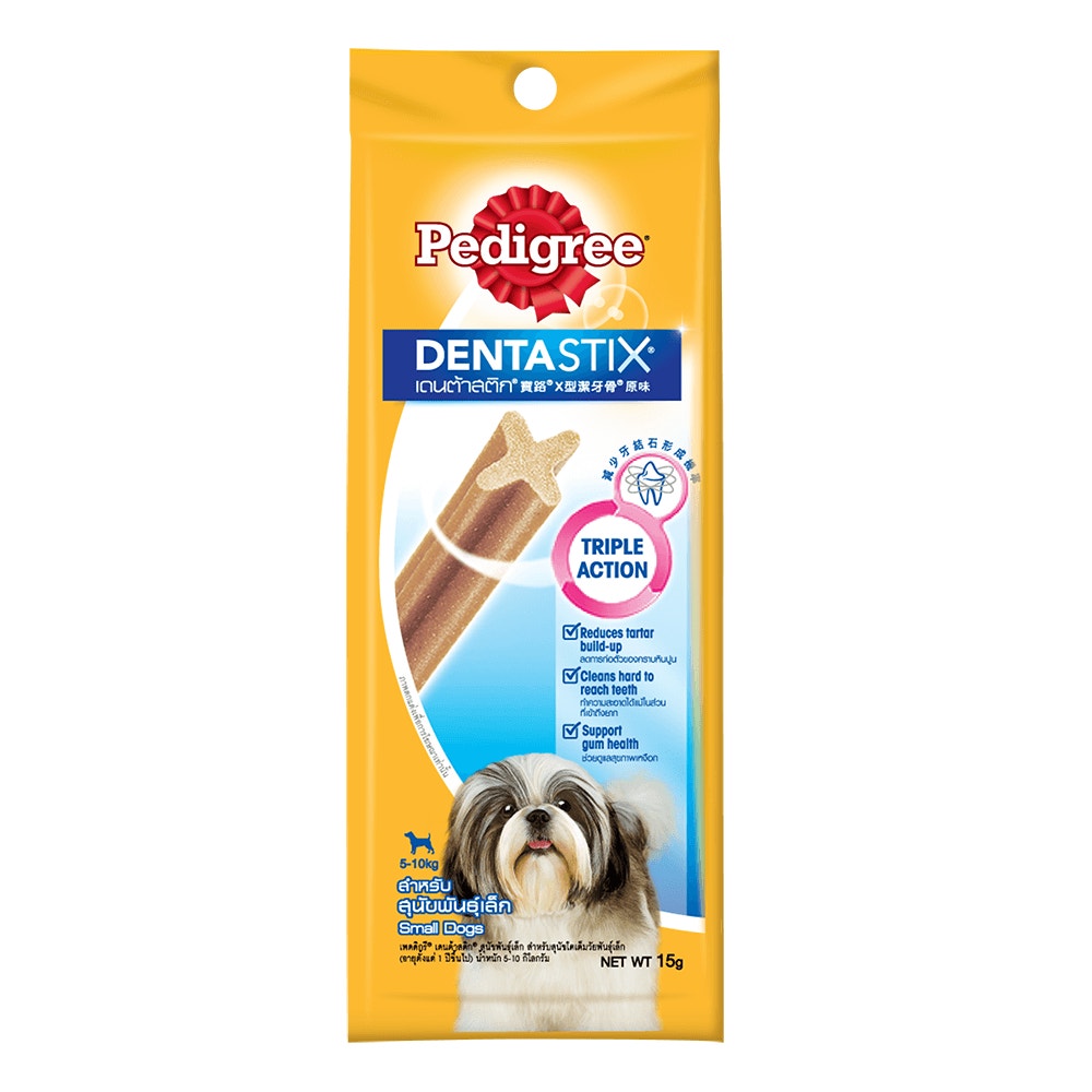 เพดดิกรี® เดนต้าสติก® สุนัขพันธุ์เล็ก 15 ก.