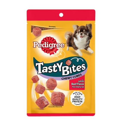เพดดิกรี® เทสตี้ ไบทส์ ชิววี คิวบ์ รสเนื้อ