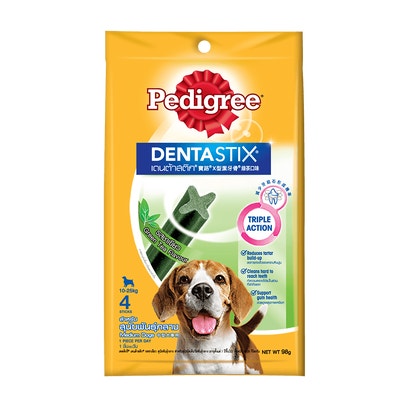 เพดดิกรี® เดนต้าสติก® สุนัขพันธุ์กลาง รสชาเขียว