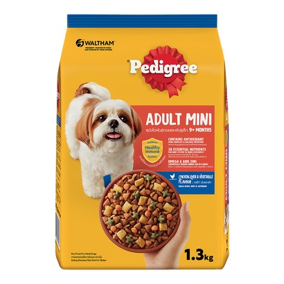 เพดดิกรี® มินิ ชนิดเม็ด รสไก่ ตับ และผัก