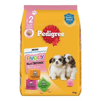 เพดดิกรี® อาหารเม็ด ลูกสุนัขพันธุ์เล็ก รสนม