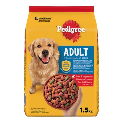 เพดดิกรี® อาหารเม็ด สุนัขโตเต็มวัย รสตับและผัก