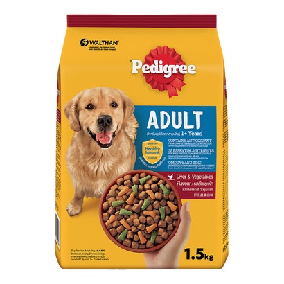 เพดดิกรี® สุนัขโต 1+ ปี ชนิดเม็ด รสตับและผัก