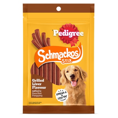 เพดดิกรี® ขนมหมาชแม้กโก้™ สติก รสตับย่าง